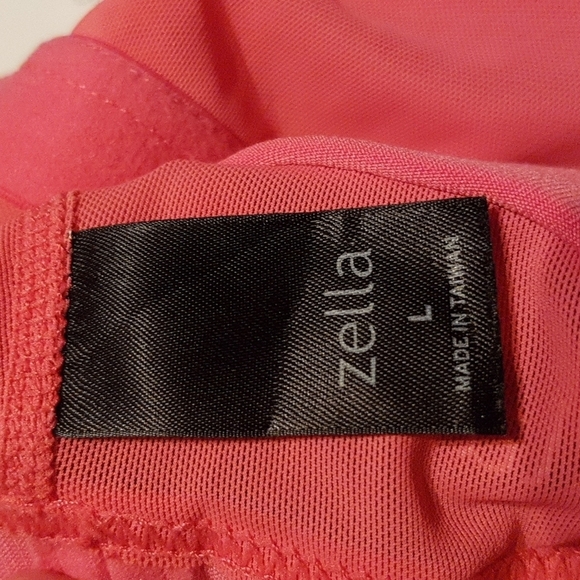 Zella ladies large top pink, drawstring bottom, size Large - Picture 6 of 7